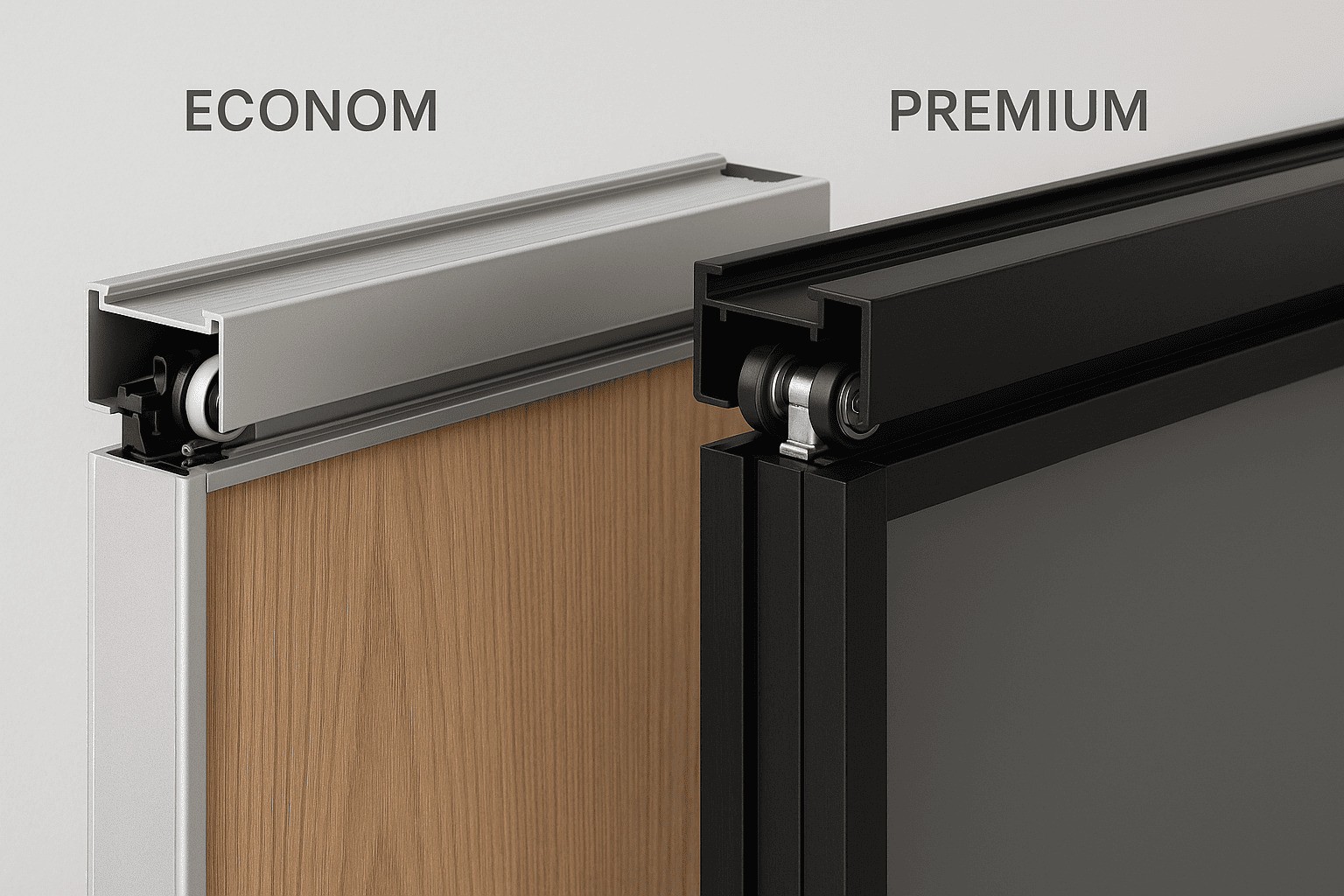 Розсувні системи ECONOM vs PREMIUM: як обрати під конкретну задачу